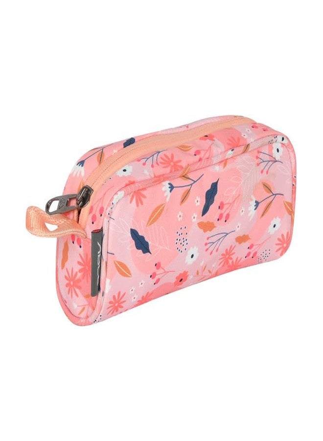 ABLE Multi Print Pouch, Pen/Pencil Case, Stationery Bag, For Girls - School/College/Casual Pouch Peach. - Image 2